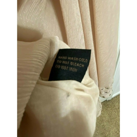 Lucca Couture Sleeveless Mini Dress Large Dusty Rose embellished w metal studs - Picture 9 of 9